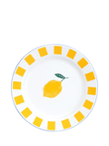 Talking Tables lemon enamel plate 20cm (British brand)