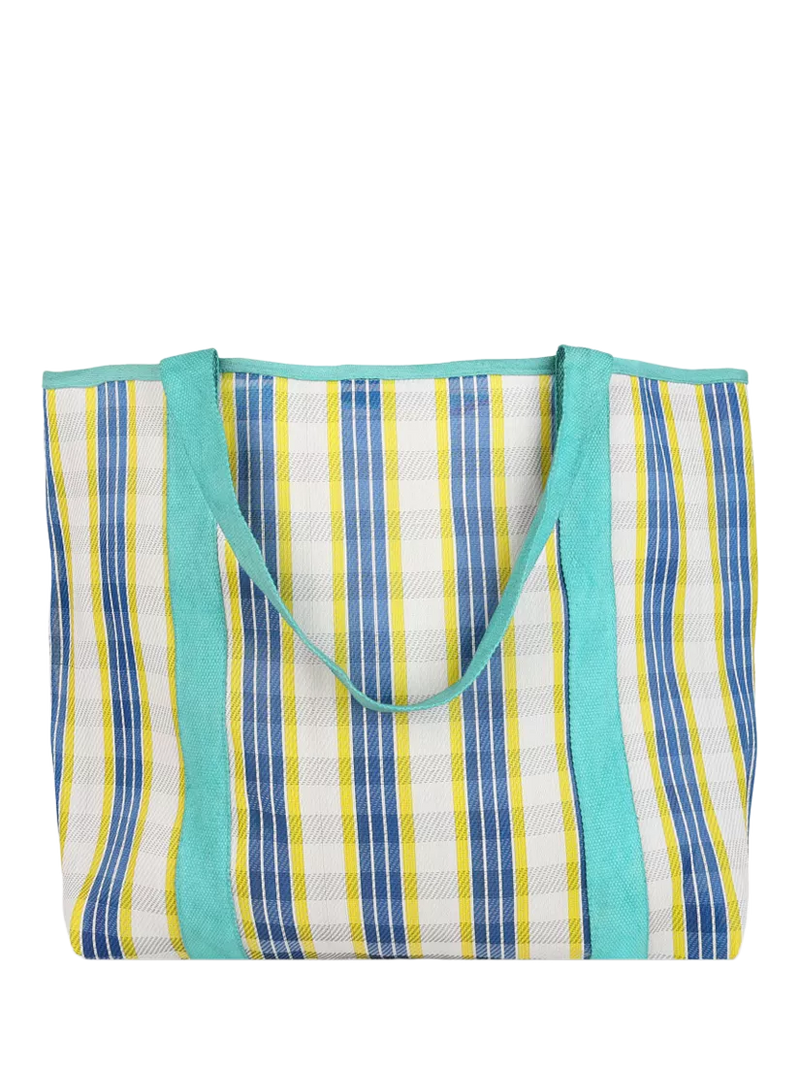 Talking Tables Sardine Check Tote Bag - British product