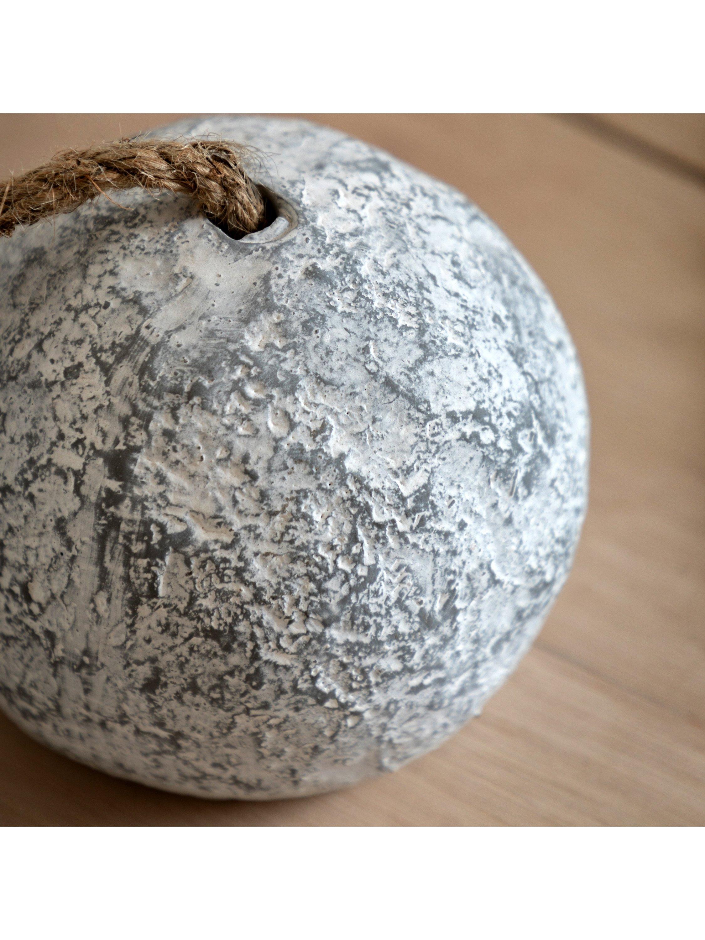 Gallery Direct concrete effect door stop grey, imported from the UK