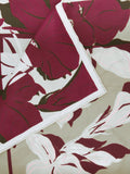 John Lewis silk floral border square scarf 65x65cm - British product