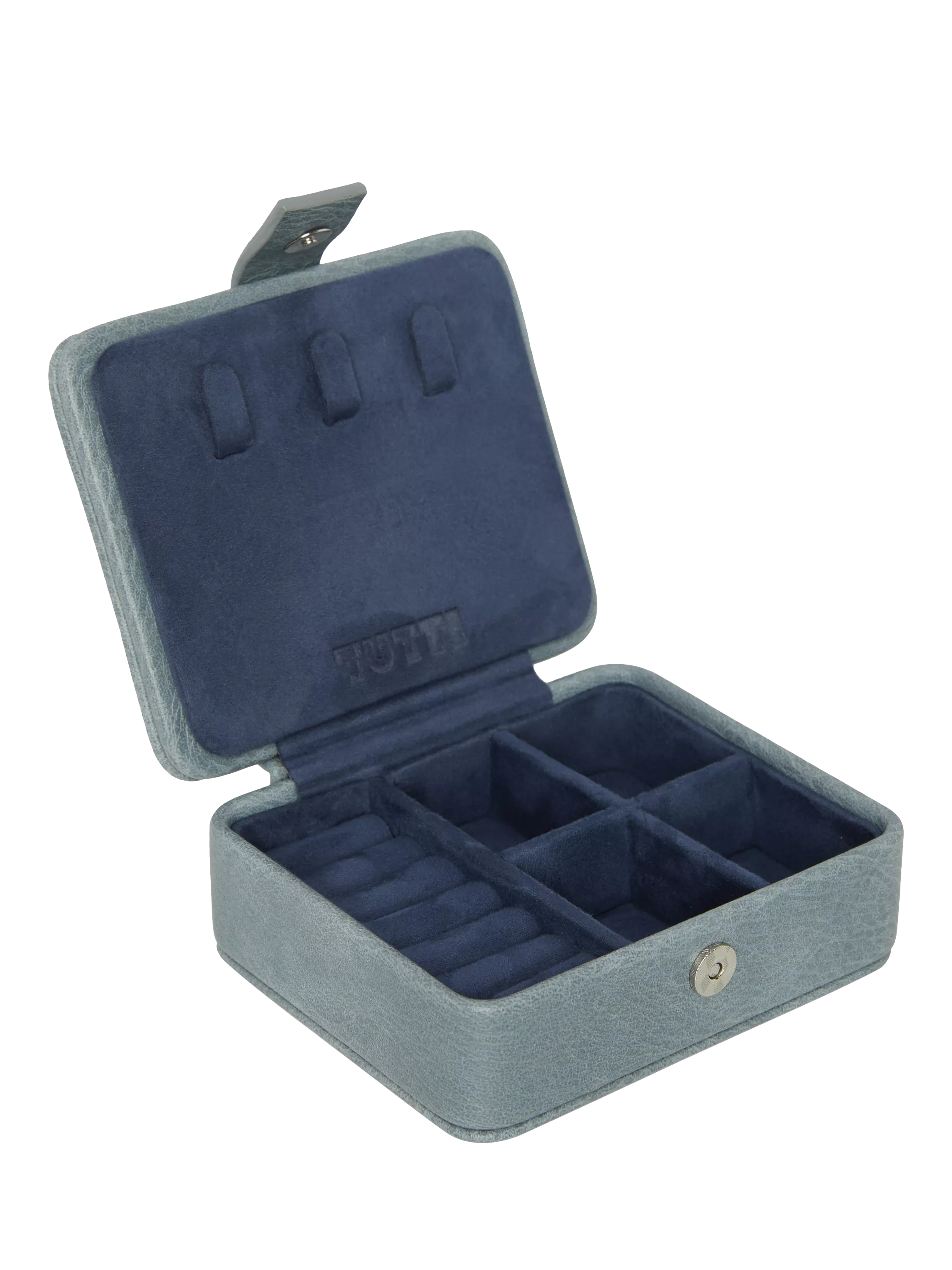 TUTTI mini jewellery box in light blue (British brand)