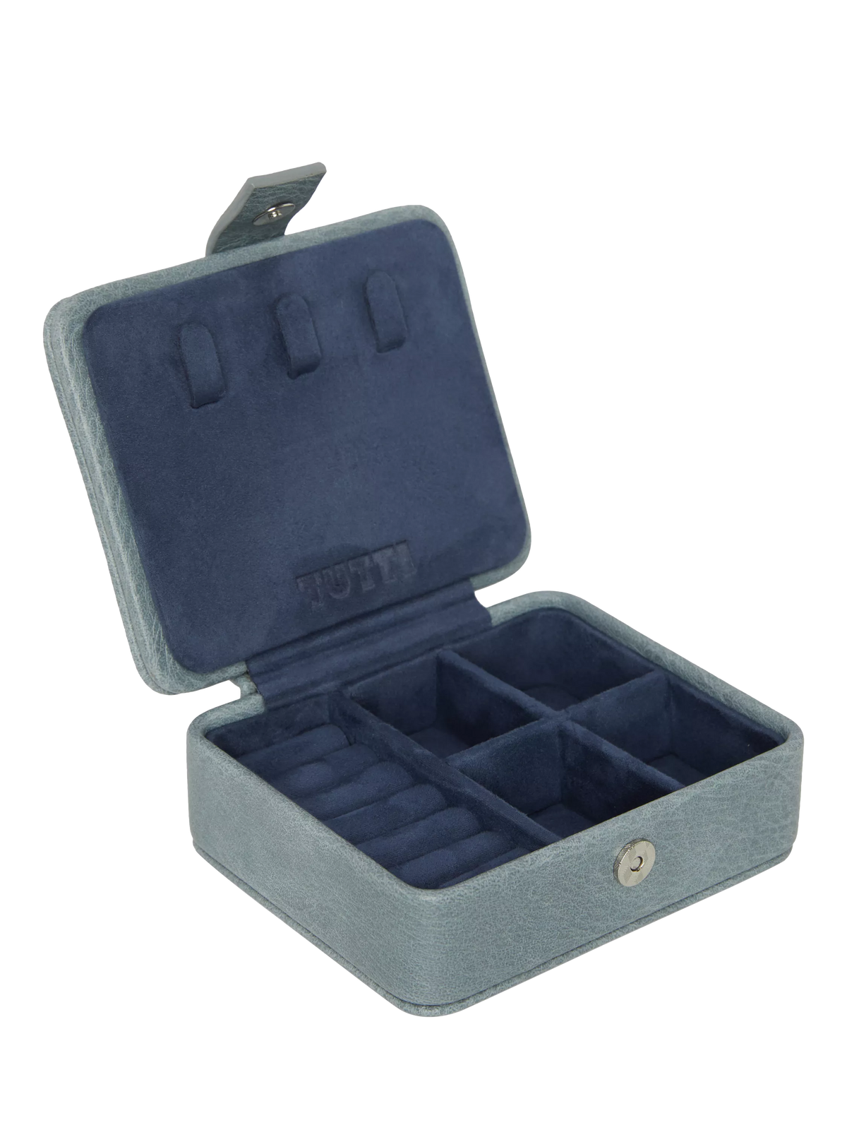 TUTTI mini jewellery box in light blue (British brand)