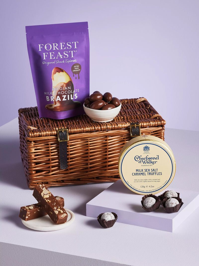 John Lewis Chocolate Hamper with assorted chocolates and truffles, UK version