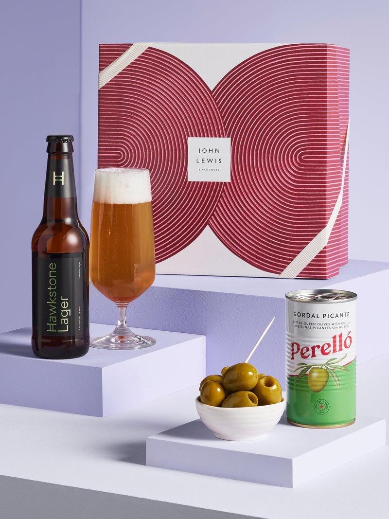 John Lewis craft beer gift box with Hawkstone Salcombe beers, UK version