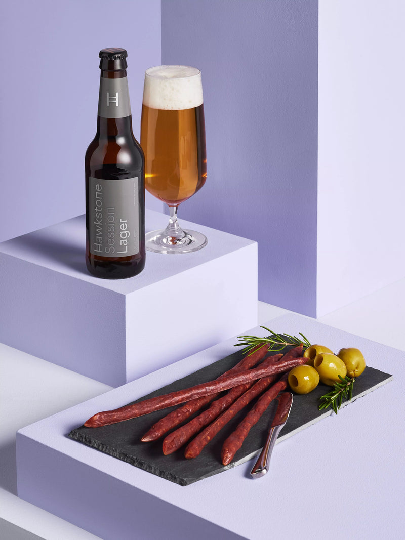 John Lewis craft beer gift box with Hawkstone Salcombe beers, UK version