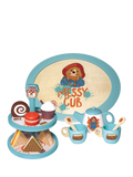 Paddington Bear wooden tea party play set - British product
