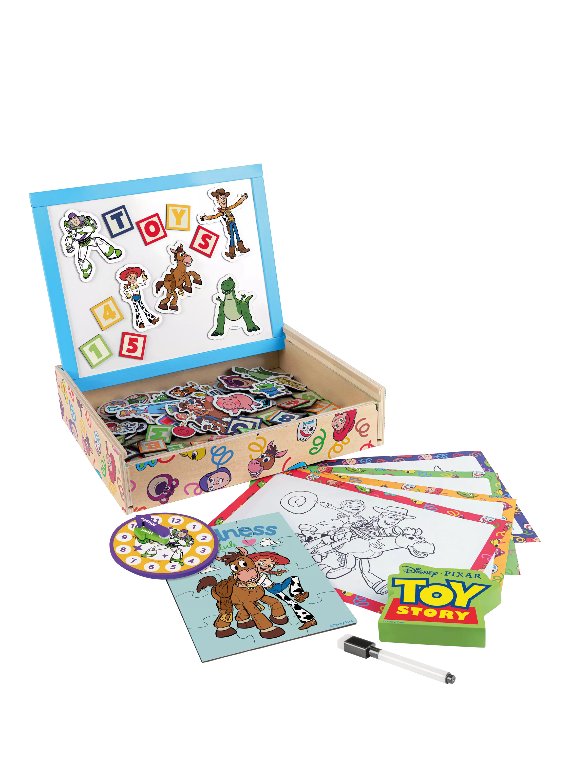 Disney Toy Story wooden activity carry case (British brand)