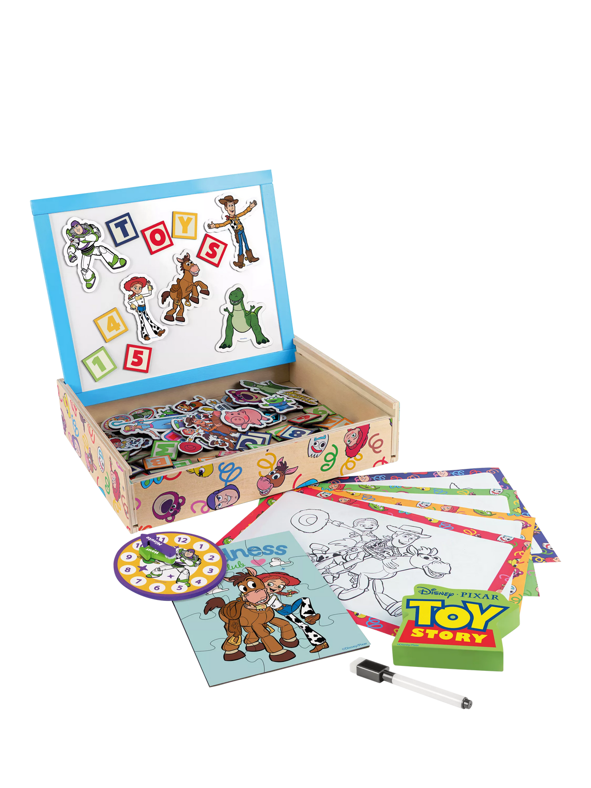Disney Toy Story wooden activity carry case (British brand)