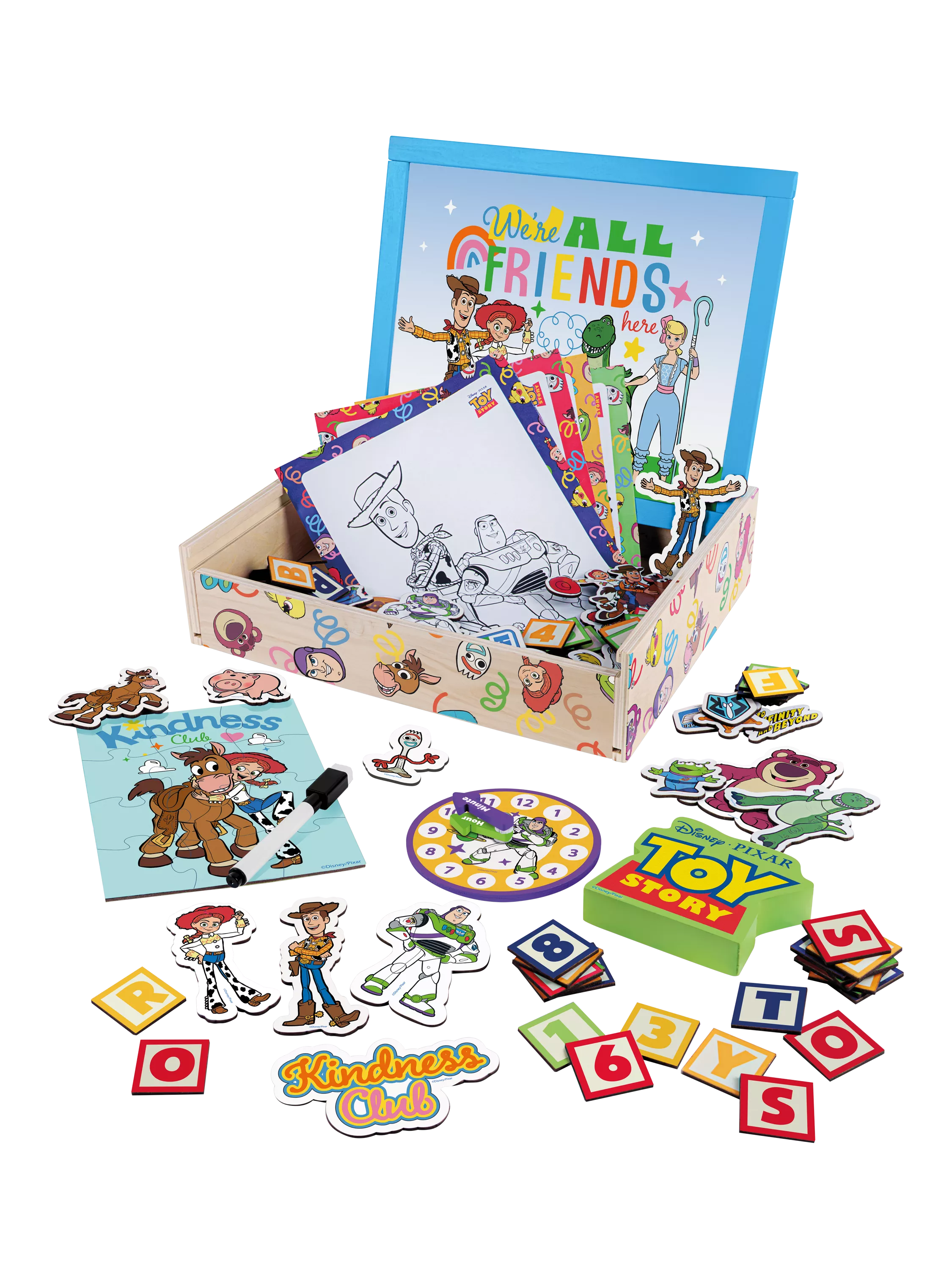 Disney Toy Story wooden activity carry case (British brand)
