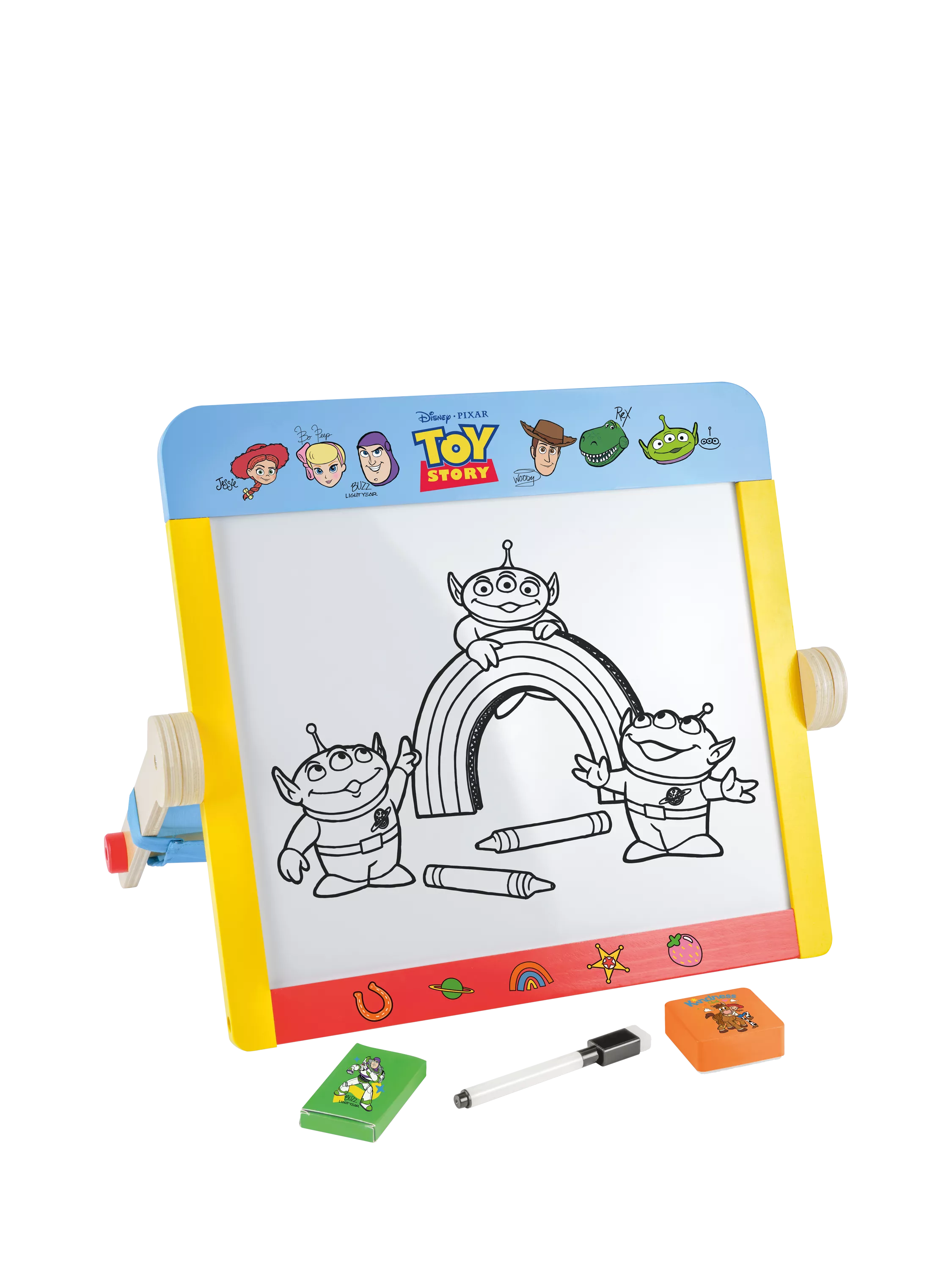 Disney Toy Story wooden tabletop easel with double-sided board - British product