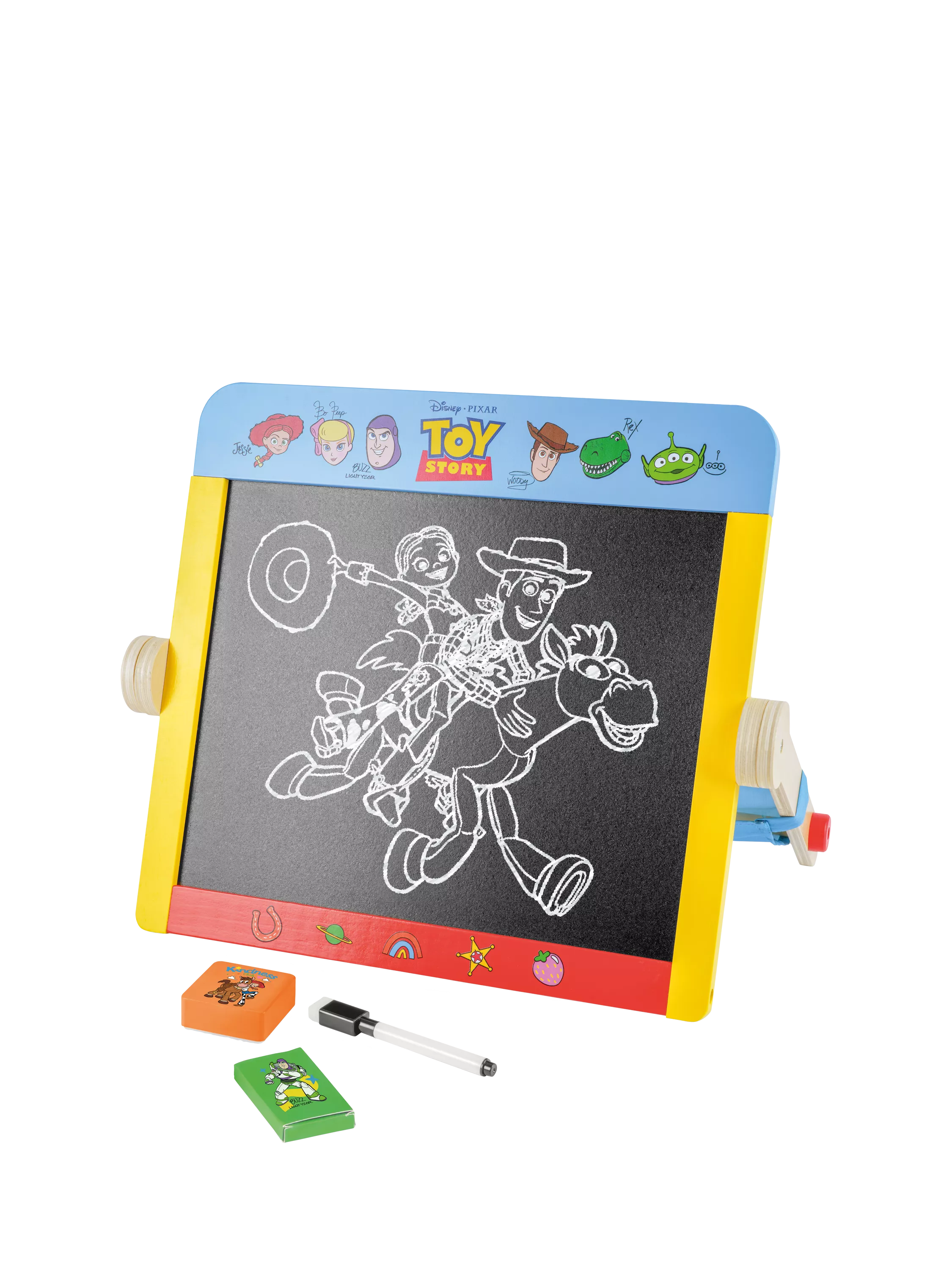Disney Toy Story wooden tabletop easel with double-sided board - British product