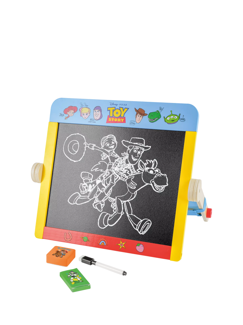 Disney Toy Story wooden tabletop easel with double-sided board - British product