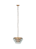 nkuku Kagitha small glass chandelier adjustable drop (British brand)