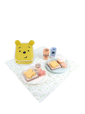 Winnie the Pooh picnic backpack set play food toy (British brand)
