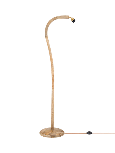 John Lewis nkuku Namira Mango Wood Floor Lamp Base, Natural- Buy online at McGrocer