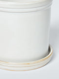 John Lewis cream glazed stoneware planter 15.5cm (British brand)