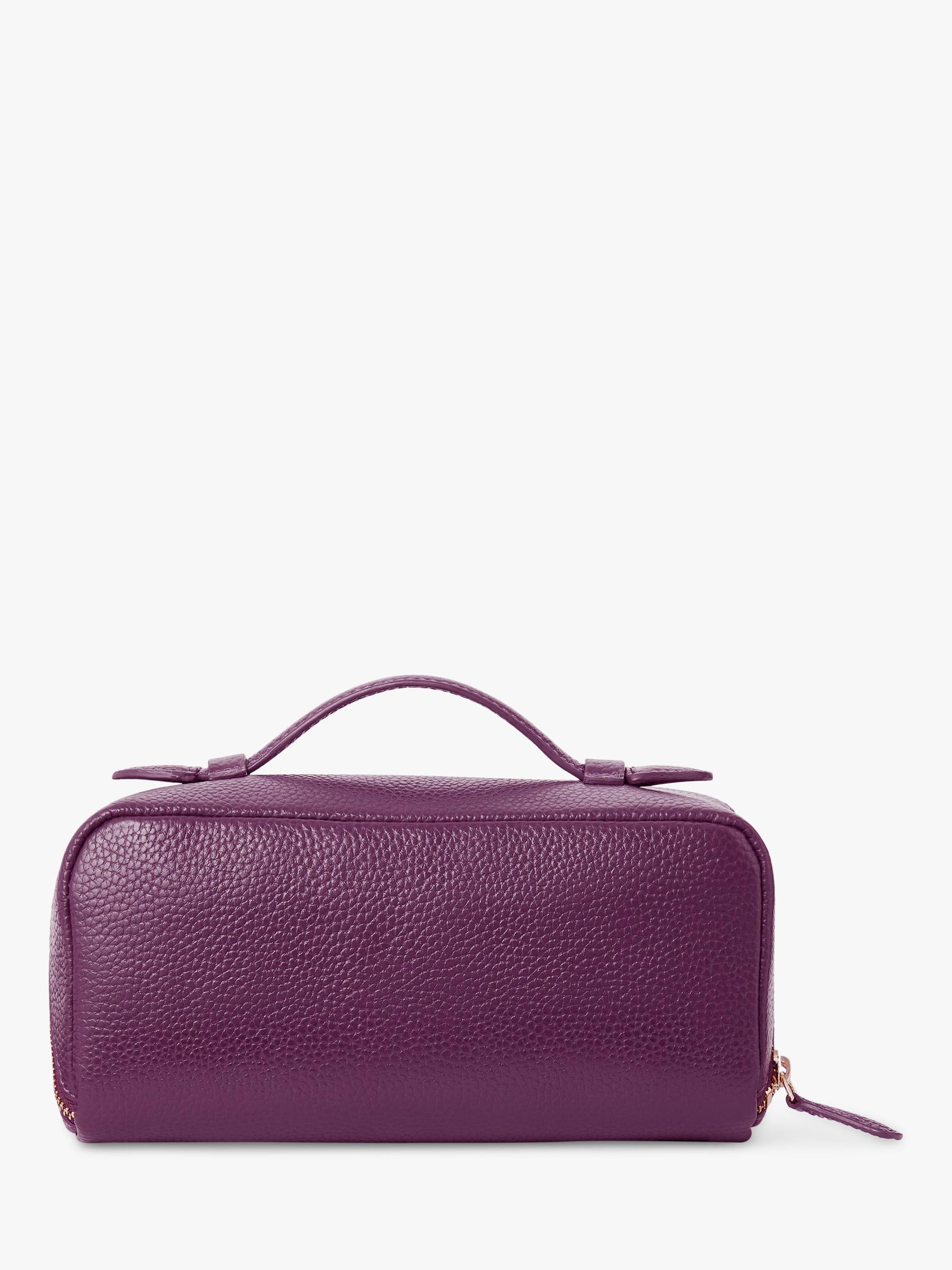 Osprey London Jet Set leather wash bag, imported from the UK