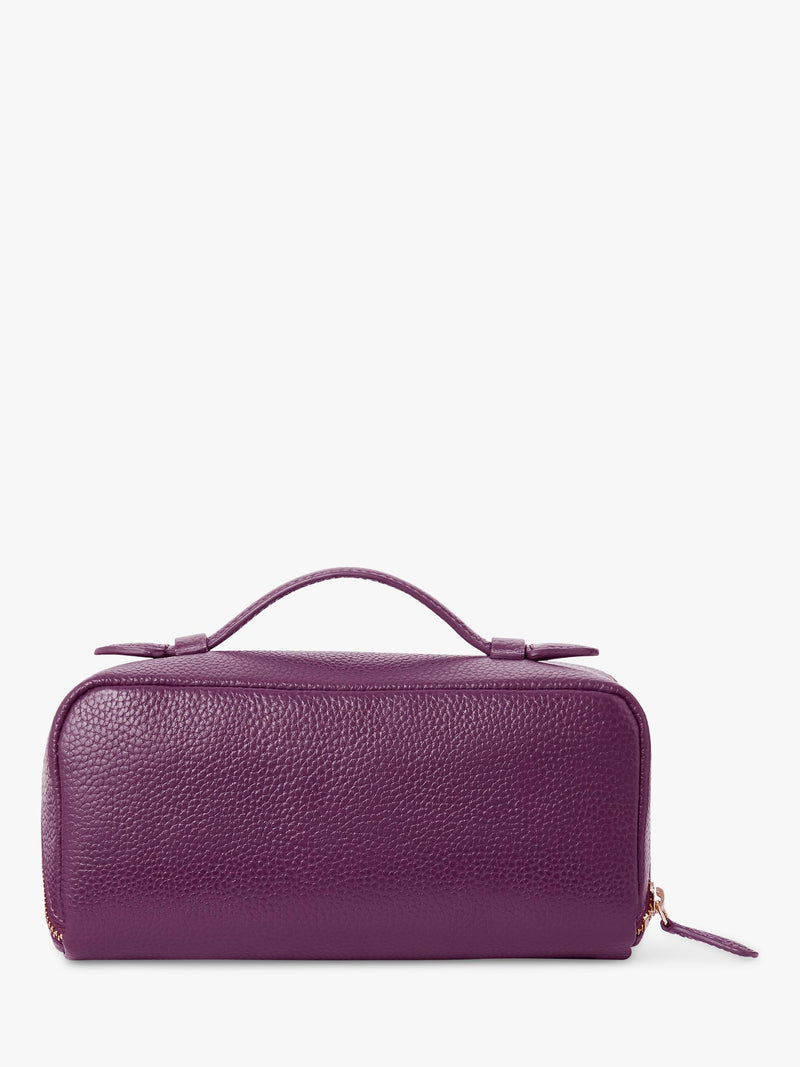 Osprey London Jet Set leather wash bag, imported from the UK