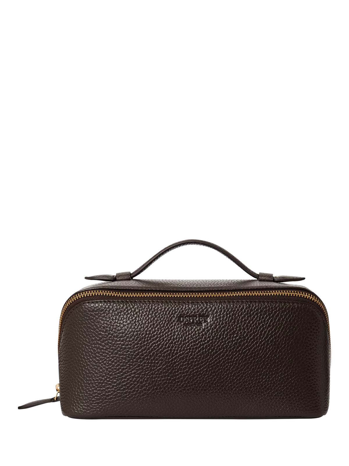 OSPREY LONDON Jet Set Leather Wash Bag