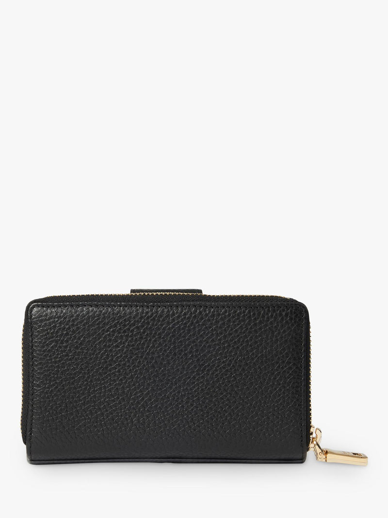 Osprey London medium leather popper purse - British product