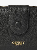 Osprey London medium leather popper purse - British product