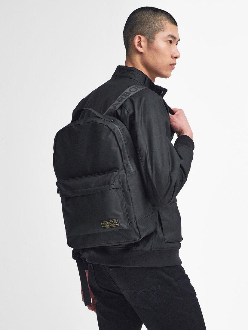 Barbour International Knockhill black backpack - British product