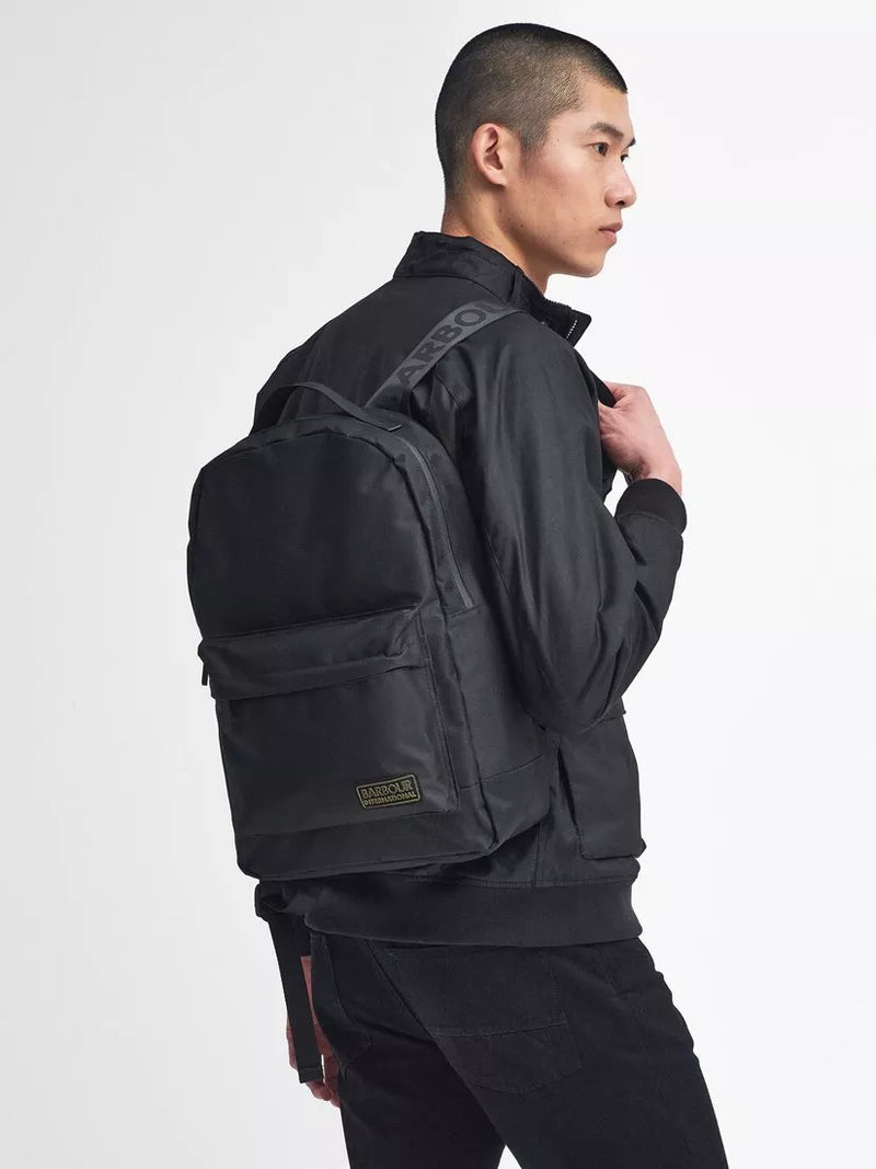 Barbour International Knockhill black backpack - British product