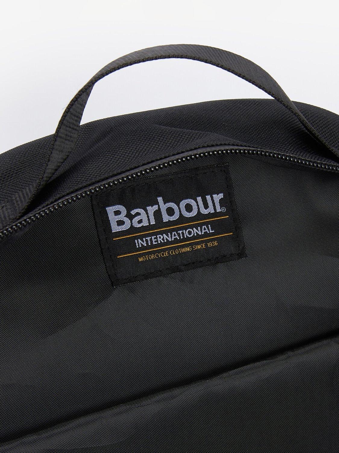 Barbour International Knockhill black backpack - British product