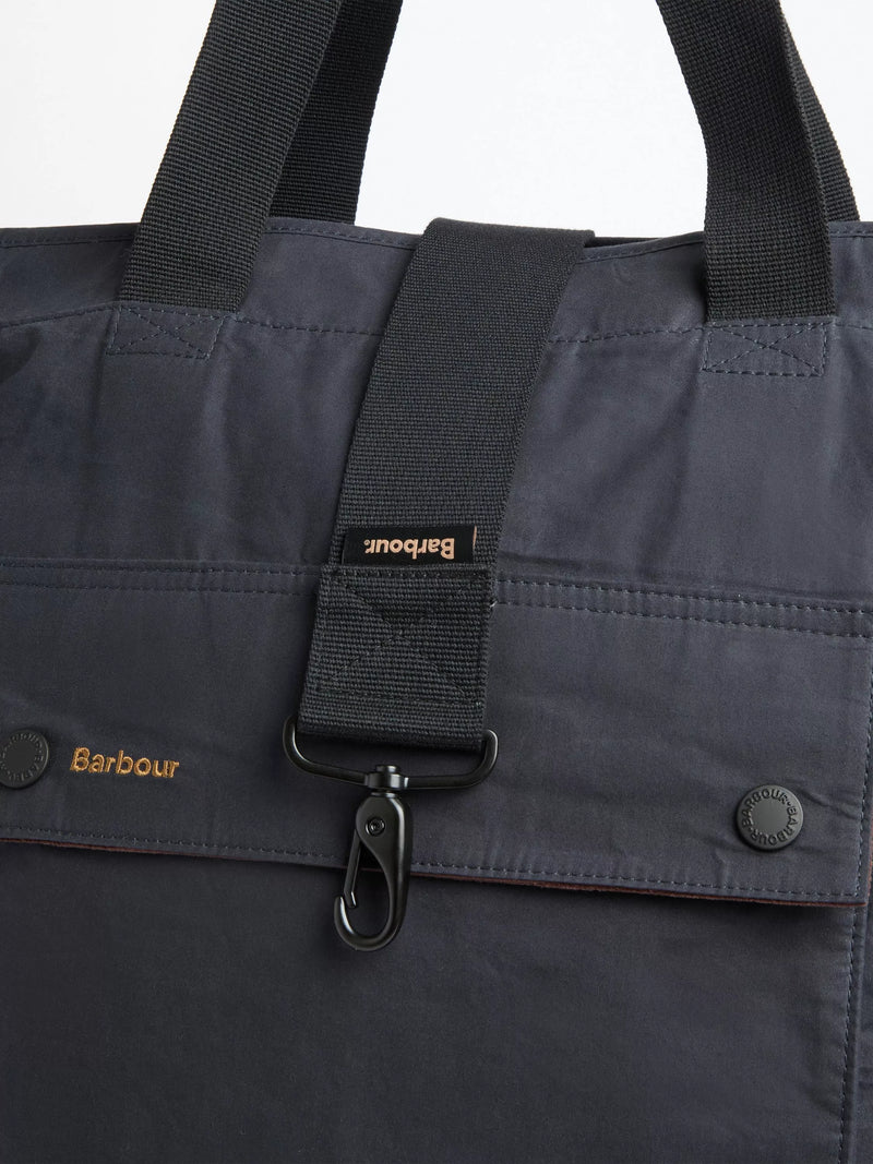 Barbour Transport 3-Way Tote Bag Navy (British brand)