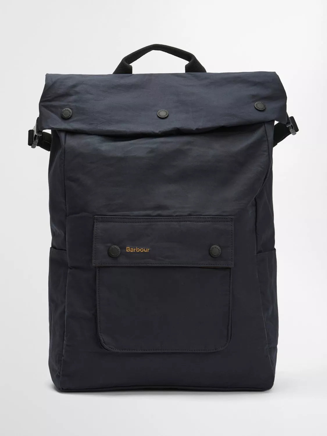 Barbour Transport Fold Over Backpack Black - British product