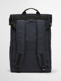 Barbour Transport Fold Over Backpack Black - British product
