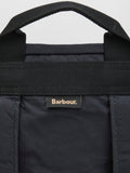 Barbour Transport Fold Over Backpack Black - British product