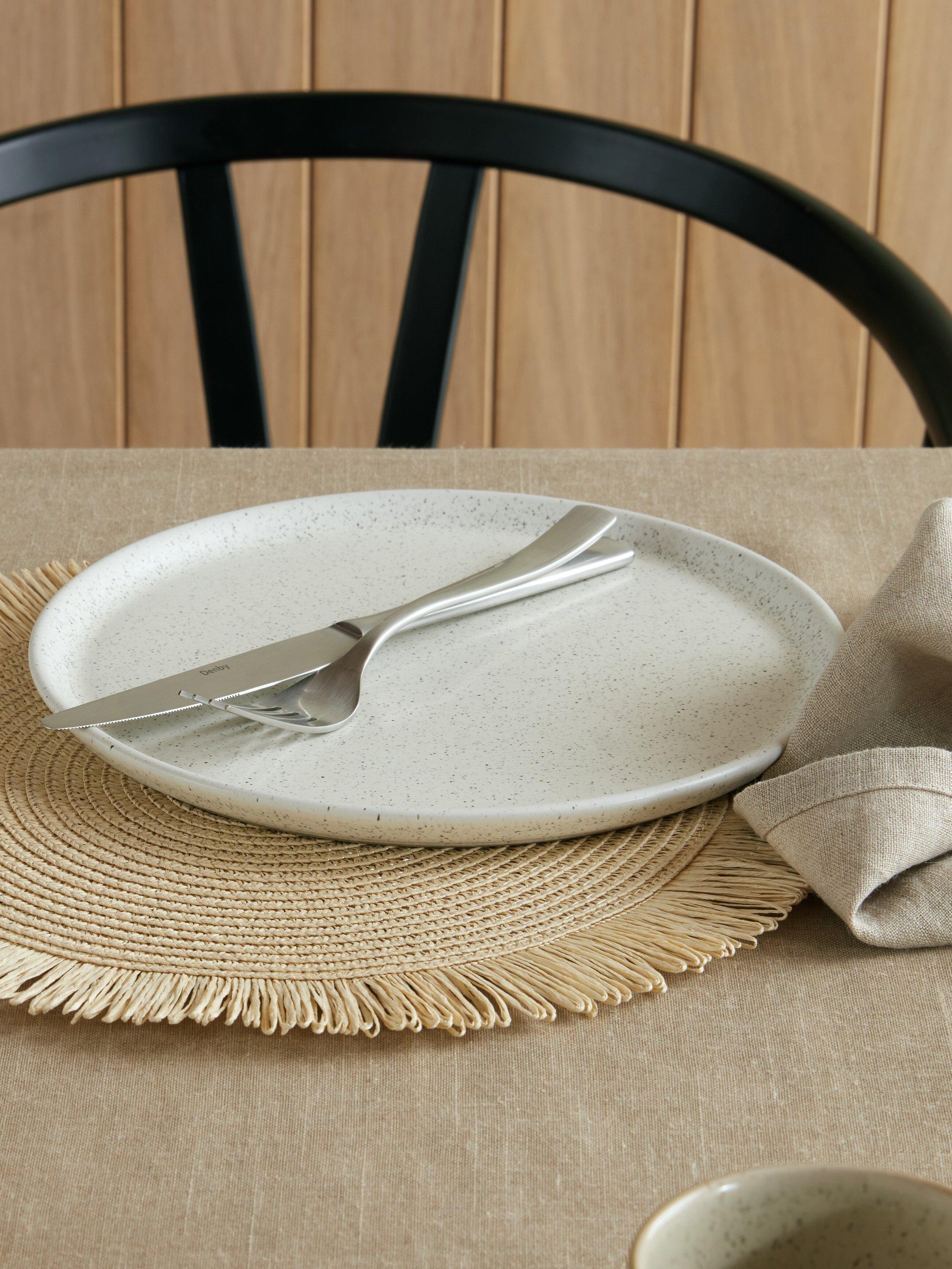 Denby Grain stoneware dinner plate 25cm, UK version