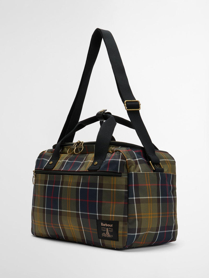 Barbour Torridon tartan flight bag cabin size - British product