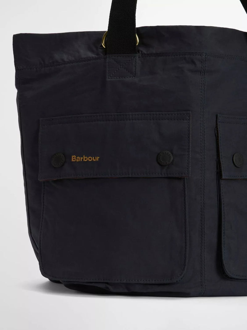 Barbour Transport Carry-All Tote Bag navy UK version