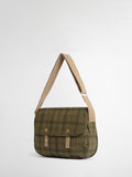 Barbour crossbody bag Dusky Green Tartan (British brand)