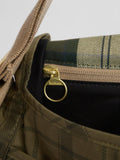 Barbour crossbody bag Dusky Green Tartan (British brand)