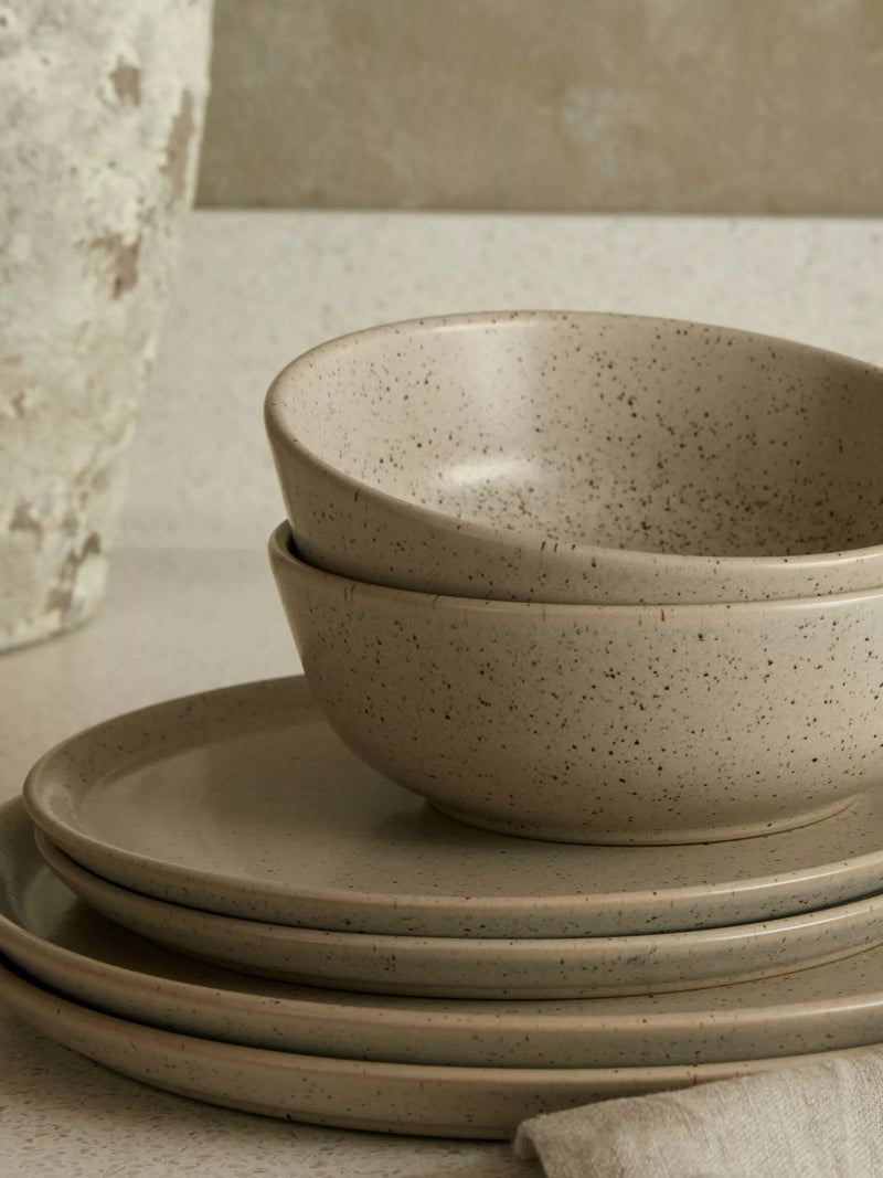 Denby Grain stoneware dinnerware set 12 piece (British brand)