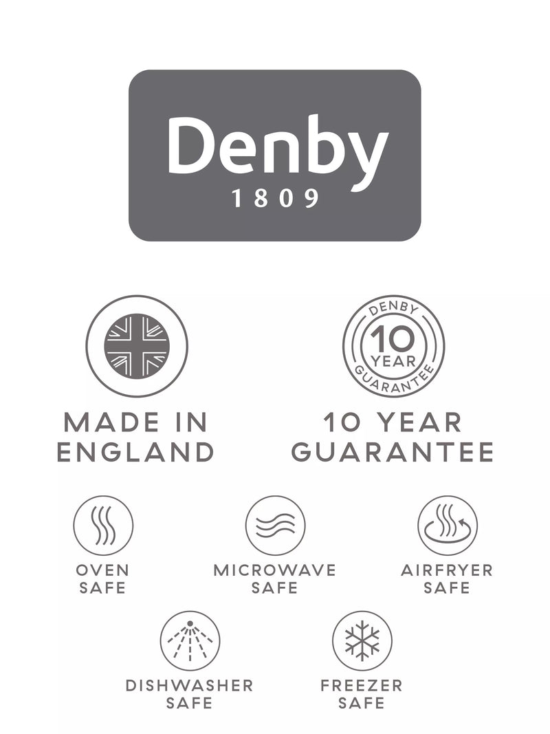 Denby Grain stoneware dinnerware set 12 piece (British brand)