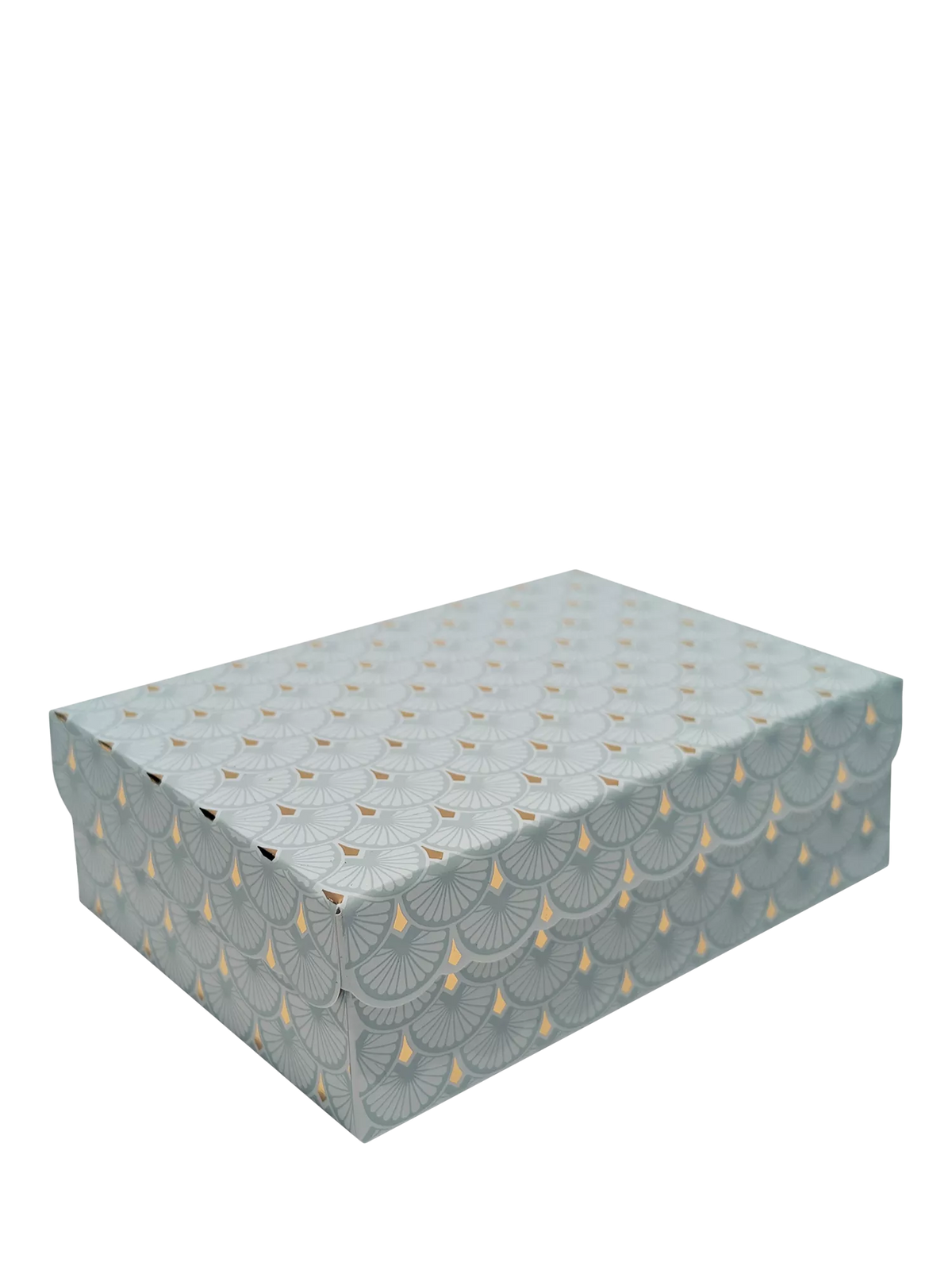 Eleanor Stuart Art Deco Scalloped Gift Box, Light