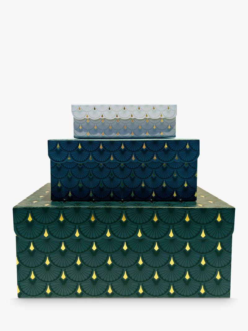 Eleanor Stuart art deco scalloped gift box, UK version