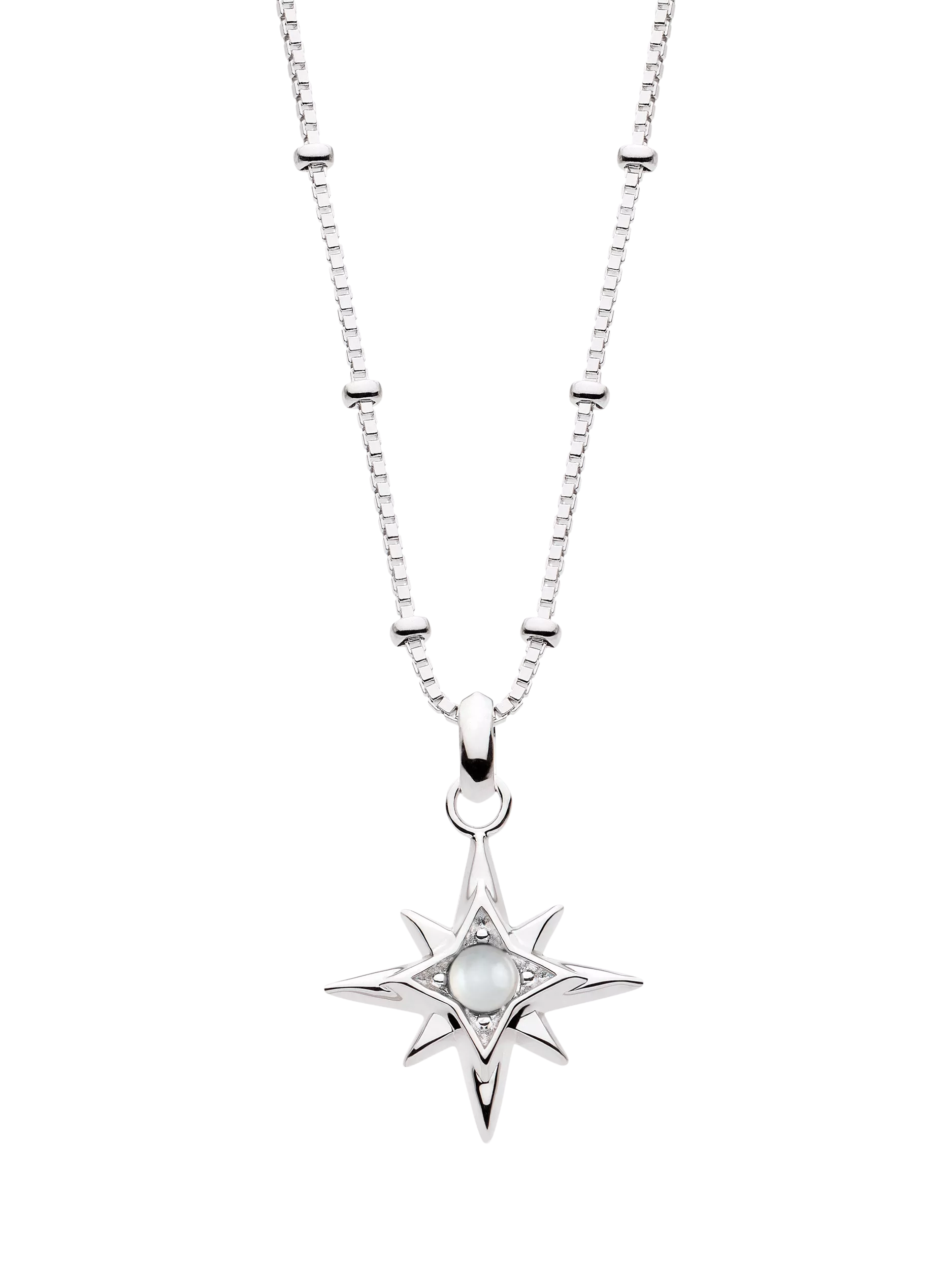 Kit Heath Céleste Aurora Birthstone Crystal Pendant Necklace 45cm