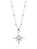 Kit Heath Céleste Aurora Birthstone Crystal Pendant Necklace 45cm