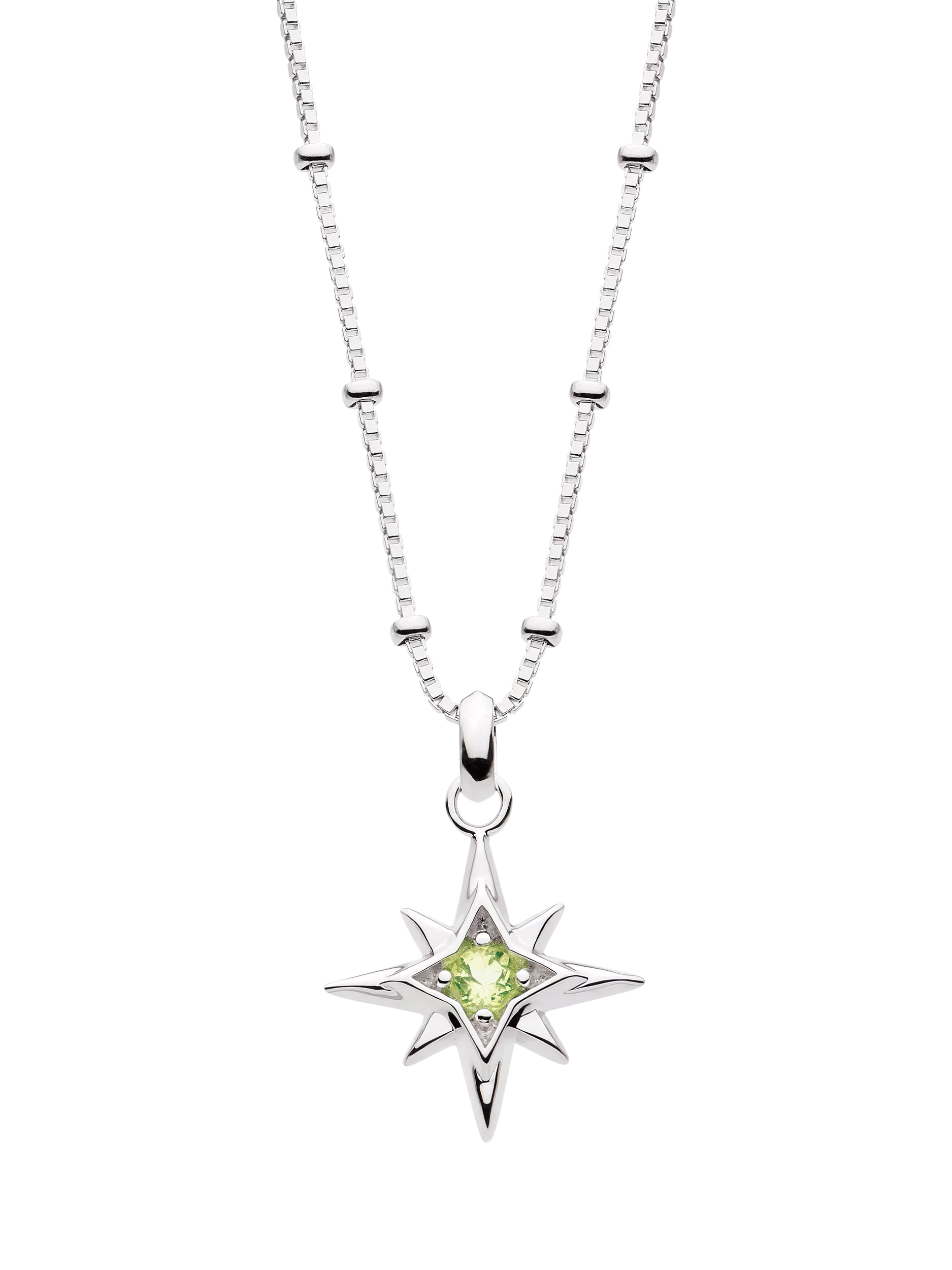 Kit Heath Céleste Aurora Birthstone Crystal Pendant Necklace 45cm
