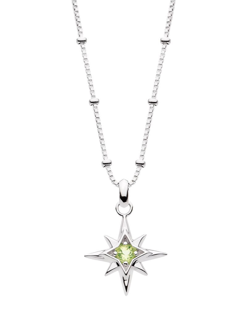 Kit Heath Céleste Aurora Birthstone Crystal Pendant Necklace 45cm