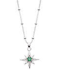 Kit Heath Céleste Aurora Birthstone Crystal Pendant Necklace 45cm