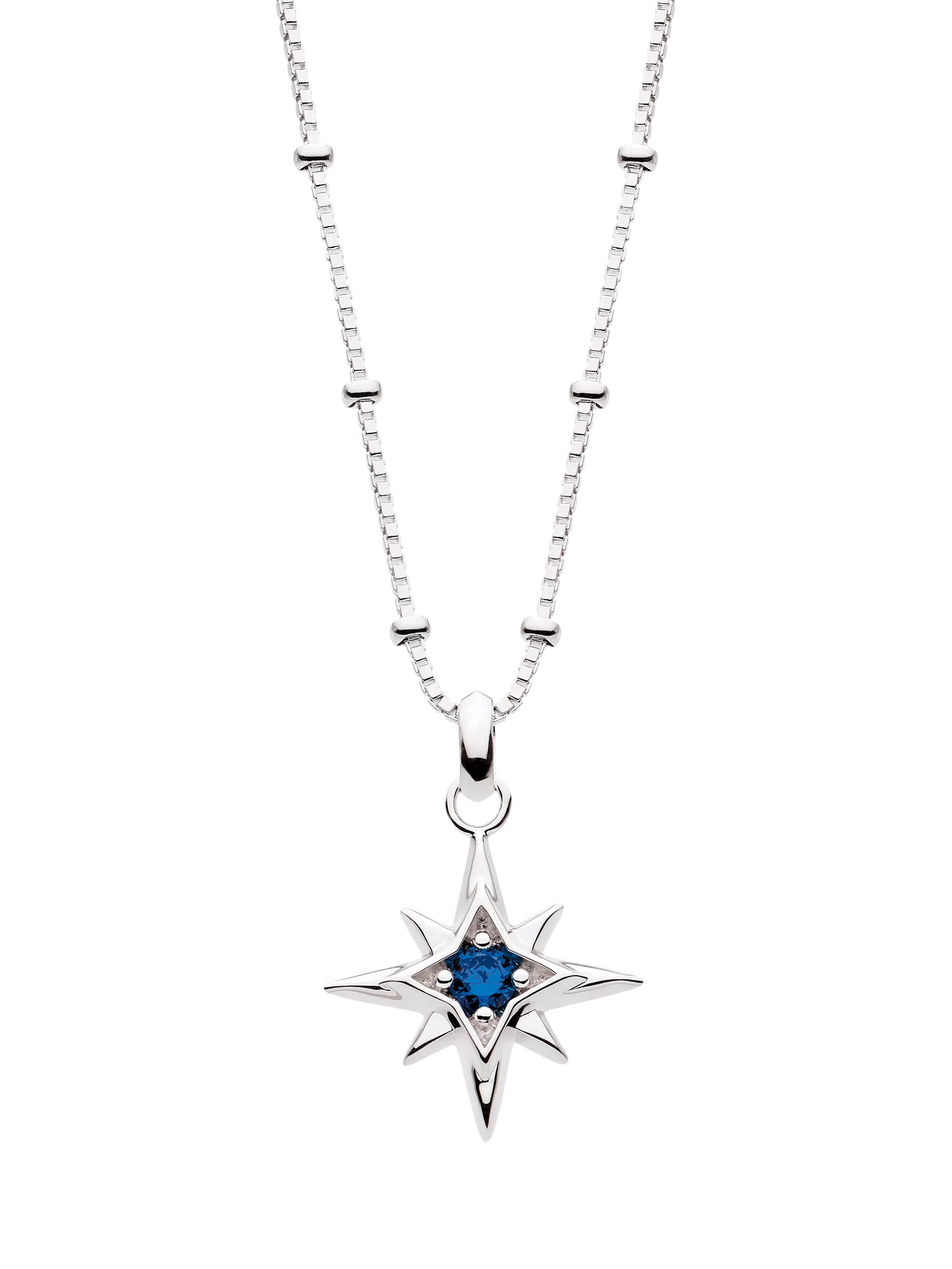 Kit Heath Céleste Aurora Birthstone Crystal Pendant Necklace 45cm