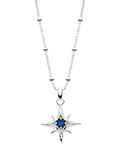 Kit Heath Céleste Aurora Birthstone Crystal Pendant Necklace 45cm