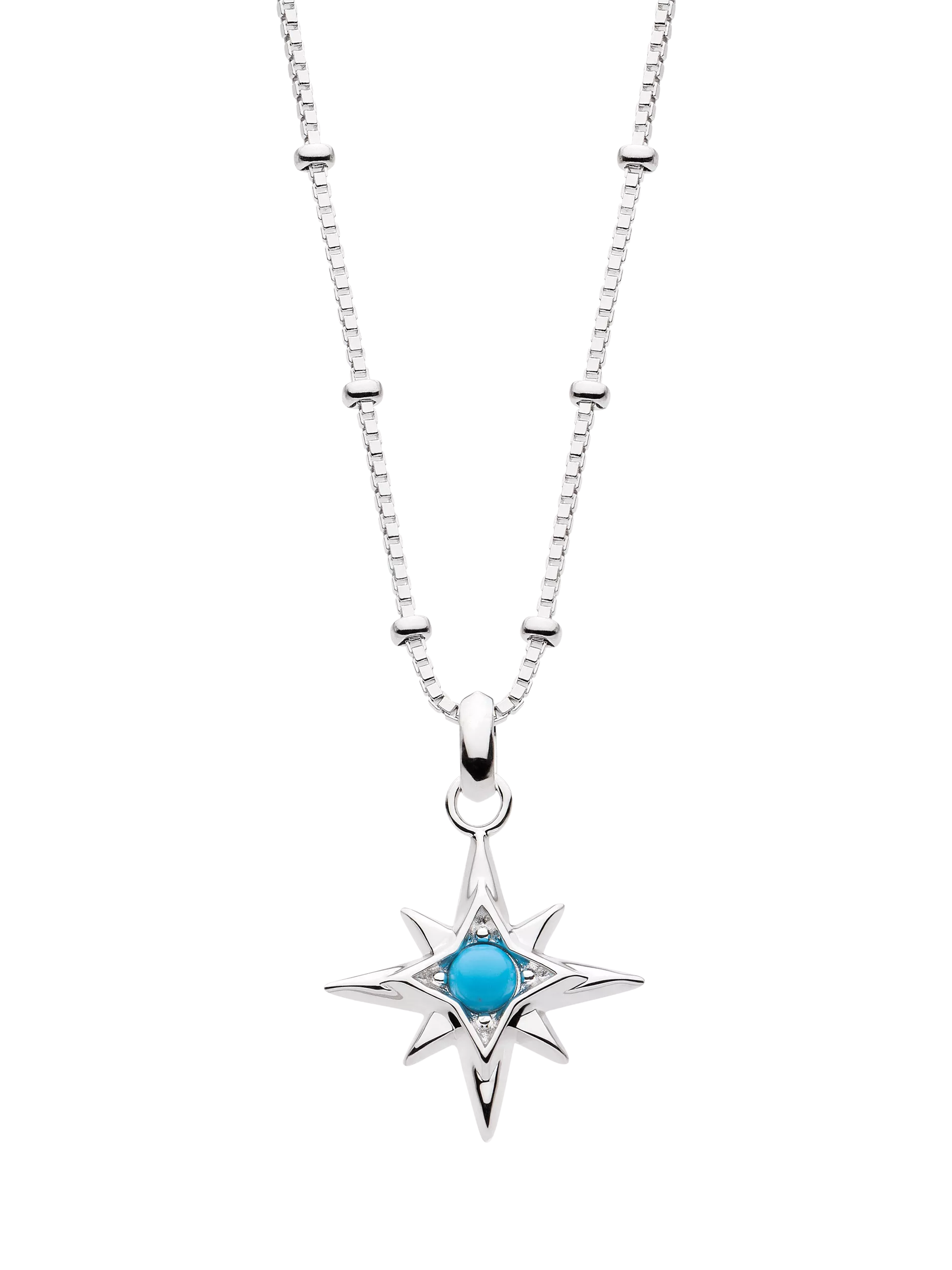 Kit Heath Céleste Aurora Birthstone Crystal Pendant Necklace 45cm