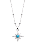 Kit Heath Céleste Aurora Birthstone Crystal Pendant Necklace 45cm